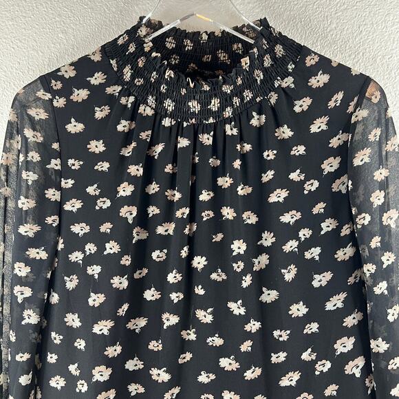 Madewell Mistlight Mockneck Dress in Seattle Floral Size S - Picture 9 of 13